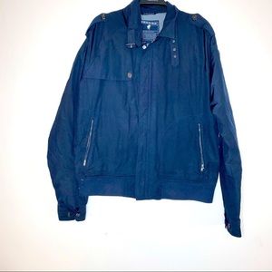 Rodrigo Navy Blue Light Weight Aviator Jacket Size Large